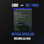 Core Cheat MW3 interface showcasing advanced Aimbot and ESP features for Modern Warfare III.